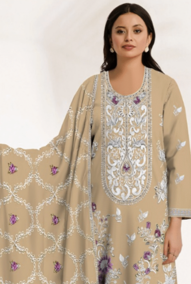 Imrozia Premium Embroidery Organza - Image 4