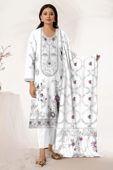 Imrozia Premium Embroidery Organza